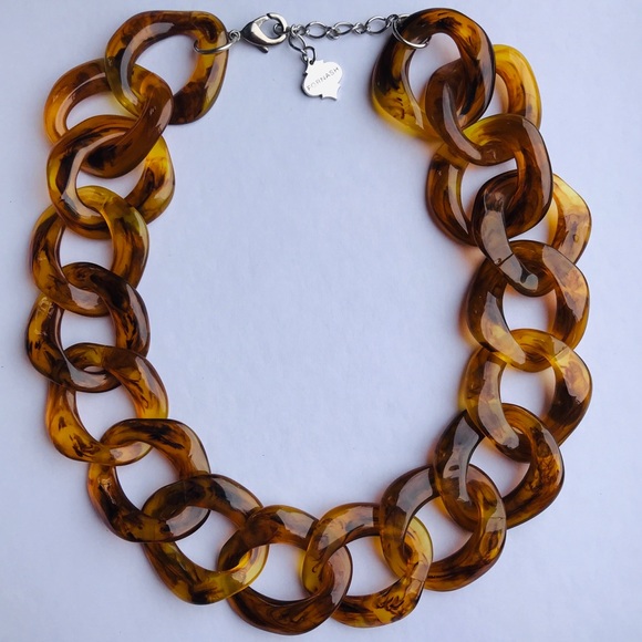 Fornash Jewelry - Fornash Tortoise Tizzy Short Shell Linked Necklace